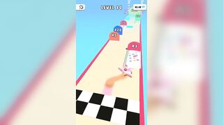 COTTON CANDY RUN 3D game MAX BEST SCORE ????????????????‍???? Gameplay All Levels Walkthrough iOS Android New Game