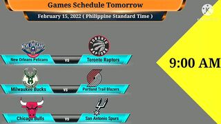 NBA STANDINGS as of February 14 2022 | NBA GAME RESULT TODAY  NBA Game SCHEDULE TOMORROW February 15