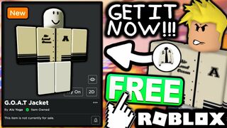 FREE ACCESSORY! HOW TO GET G.O.A.T Jacket! (Roblox Alo Yoga Sanctuary Event)