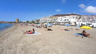 Canary Island Santa Cruz de Tenerife :: BEACH SPAIN Walk Tours 4K