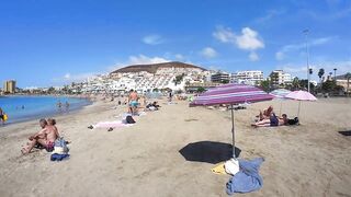 Canary Island Santa Cruz de Tenerife :: BEACH SPAIN Walk Tours 4K