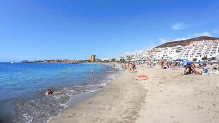 Canary Island Santa Cruz de Tenerife :: BEACH SPAIN Walk Tours 4K