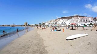 Canary Island Santa Cruz de Tenerife :: BEACH SPAIN Walk Tours 4K