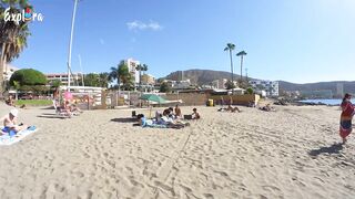 Walk Beach playa los cristianos canary islands february 2022.