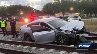 Woman, baby escape vehicle moments before Brightline train collision in Delray Beach