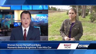 Woman, baby escape vehicle moments before Brightline train collision in Delray Beach