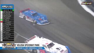 DIRTcar Late Models Volusia Speedway Park February 14, 2022 | HIGHLIGHTS