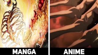 Manga VS Anime - The Rumbling - Attack On Titan Season 4 Part 2 Episode 4 & 5