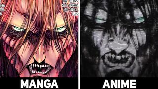 Manga VS Anime - The Rumbling - Attack On Titan Season 4 Part 2 Episode 4 & 5