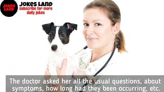 Joke Dirty Funny / a veterinarian was feeling ill...