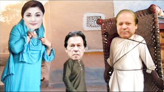 Imran Khan Vs Nawaz Sharif And Maryam Nawaz Audhar Karzaa New Funny Video