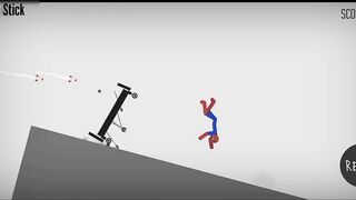 Best Falls | Stickman Dismounting funny moments #64