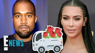 Did Kanye West Send Ex Kim Kardashian a TRUCKLOAD of Flowers? | E! News