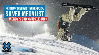 Fridtjof Sæther Tischendorf: Silver Medalist - Wendy's Snowboard Knuckle Huck | X Games Aspen 2022