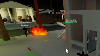 Roblox Da Hood - attempting to destroy a wedding...