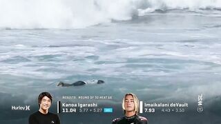 Kanoa Igarashi vs. Imaikalani deVault Hurley Pro Sunset Beach - Round of 32 Heat 16