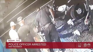 West Palm Beach police officer arrested, accused of using excessive force