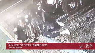 West Palm Beach police officer arrested, accused of using excessive force