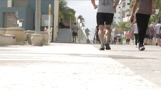 Rollerblading and cycling on Hollywood Beach Broadway may soon be stopped