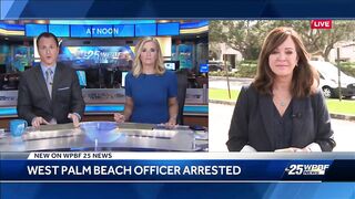 West Palm Beach police officer arrested for aggravated battery