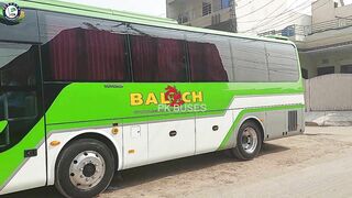 Travel in Baloch Transport New Yutong Mini Bus | Lahore To Ahmad Pur Sial | Bus Fare | @PK BUSES