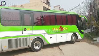 Travel in Baloch Transport New Yutong Mini Bus | Lahore To Ahmad Pur Sial | Bus Fare | @PK BUSES