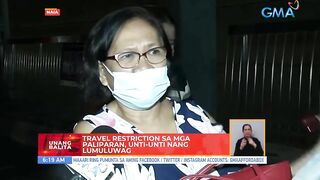 Travel restrictions sa mga paliparan, unti-unti nang lumuluwag | UB