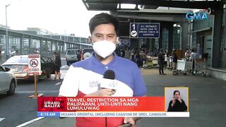 Travel restrictions sa mga paliparan, unti-unti nang lumuluwag | UB