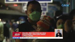 Travel restrictions sa mga paliparan, unti-unti nang lumuluwag | UB