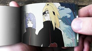 NARUTO ANIME FLIPBOOK - DEIDARA & KONAN (naruto fan animation) / FLIPBOOK