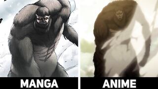 Manga VS Anime - ALL Titans - Attack On Titan Season 4 Part 2