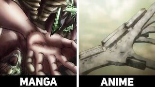 Manga VS Anime - ALL Titans - Attack On Titan Season 4 Part 2