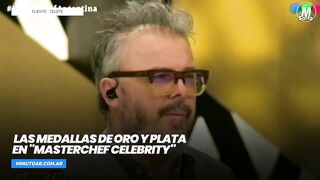 Las medallas de oro y plata en "MasterChef Celebrity"- Minuto Argentina