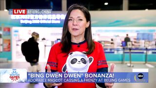 Olympic mascot Bing Dwen Dwen steals spotlight at Beijing Winter Games l GMA