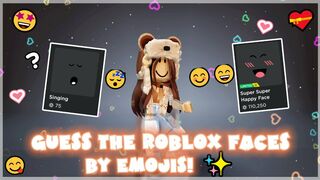 Guess The Roblox Faces By Emojis!! ????✨ ~Roblox Trend 2022 ¦ Aati Plays ☆