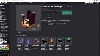 (????EASY) How To Get The Crown Of Knowledge For FREE In Roblox