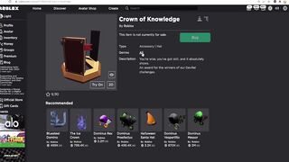 (????EASY) How To Get The Crown Of Knowledge For FREE In Roblox