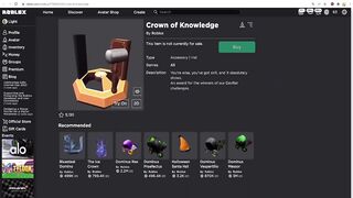 (????EASY) How To Get The Crown Of Knowledge For FREE In Roblox