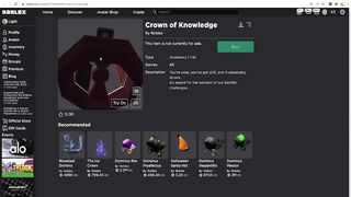 (????EASY) How To Get The Crown Of Knowledge For FREE In Roblox