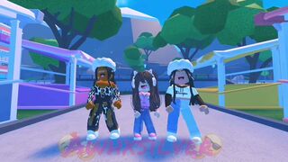 Side to side???????? Roblox edit with @Blessing and Lola