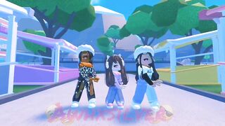 Side to side???????? Roblox edit with @Blessing and Lola