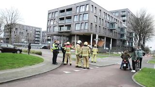 Storm Eunice trekt over Gelderland, een compilatievideo