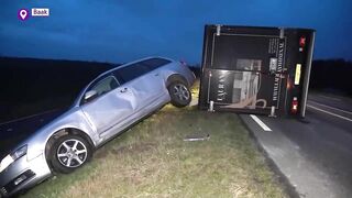 Storm Eunice trekt over Gelderland, een compilatievideo