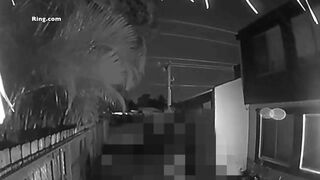 Naked man caught on surveillance camera running through Palm Beach County condo complex