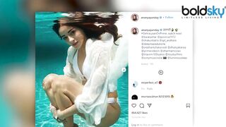 Ananya Panday White Bikini Viral,Underwater Bold अंदाज में आईं नजर । Boldsky