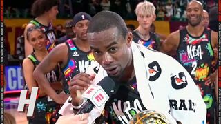 Alex Toussaint Wins MVP Award at 2022 NBA All-Star Celebrity Game