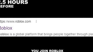 If you suddenly get 1,000,000 Robux in Roblox (Timeline)