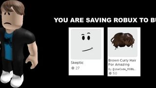 Roblox player becoming poor (You are saving Robux to buy)