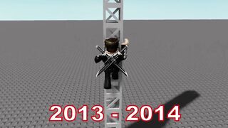 Roblox character animation evolution