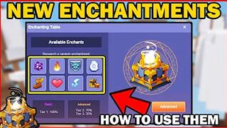 USING ALL THE NEW ENCHANTS... (ROBLOX BEDWARS)